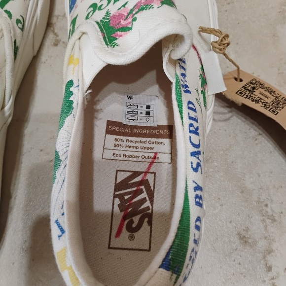 NWT Vans Eco Theory Classic Slip On Shoes Naturalistic Simplistic Size 5 W 3.5 M - Picture 6 of 10